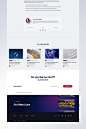 Blog & Magazine website designs: Papers - Webflow template