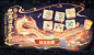 春节活动 弹窗活动 拍脸图 弹窗活动游戏UI@A手心的蔷薇