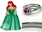 迪士尼公主和她们的戒指@北坤人素材