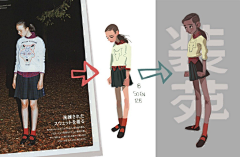 BenVoisin|采集到杂志剪影练习绘画