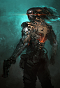 daily sketch. parrot man by *Alejandro-Mirabal on deviantART