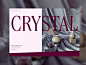 Crystals Ecommerce Website Home Page