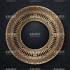 金色古典花纹  - 源文件下载【酷图网】金色古典花纹,黑色背景,典雅,复古,艺术,装饰,民族风花纹,花纹背景,图案样式,欧式,古典