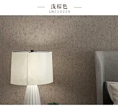 西渭素色黑色墙纸皮纹简约复古个性服装店KTV酒吧包房无纺布壁纸-tmall.com天猫