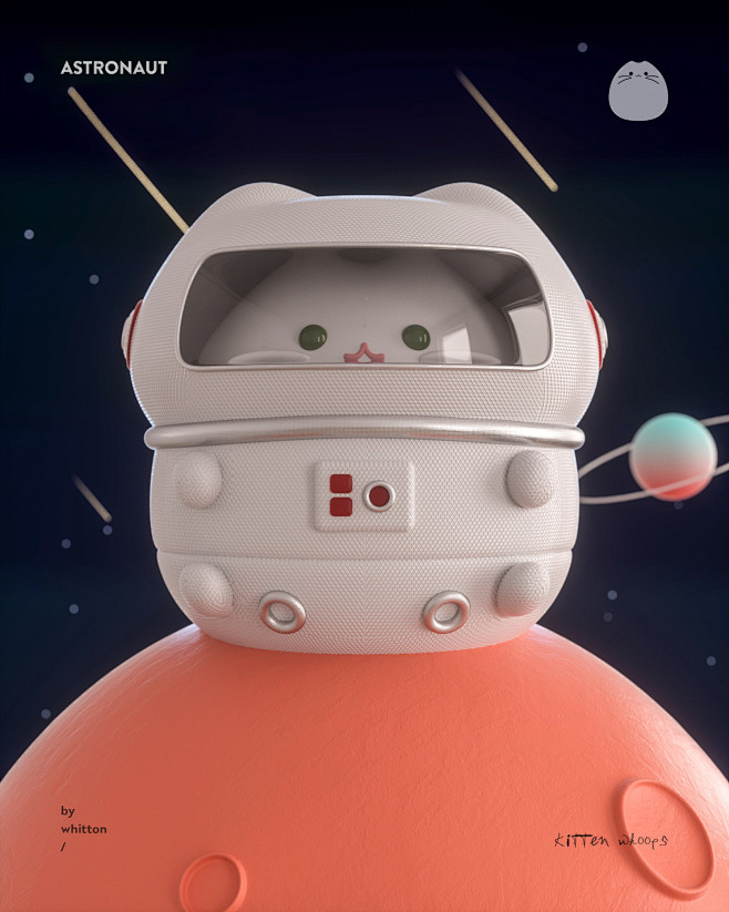 若来新文创-小猫哎呦Kitten who...
