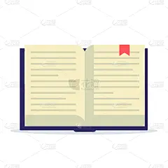 书,书签,开着的,平坦的,商务,计划书,书店,模板,阴影,白色