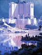 another blue fortress - personal work 2020, sparth : another blue fortress - personal work 2020