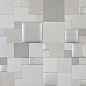 Mosaic Essentia ARCTIC ICE NappaTile™ Faux Leather Wall Tiles by Concertex: