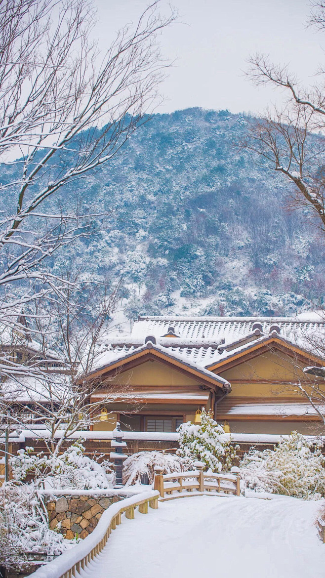 拈花湾雪景