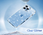 Glitter Clear for iPhone 13 Pro Max Case - CASEKOO
