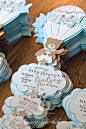 Teddy bear invitation, hot air balloon invitation, handmade baby shower | Chic Invitations