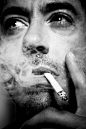 Robert Downey Junior - I HATE Smoking... But he makes it sexy :)