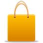 黄色的购物袋图标iconpng.com