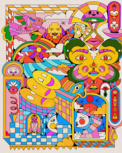 百万闪光采集到插花 《画:)