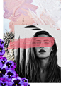 Collage. Violet. Design. Art.