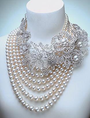 Wedding - Pearl neck...