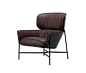 Caristo Low Back Armchair by SP01 | Lounge chairs #LoungeChair
