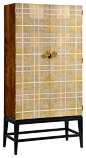 Jonathan Charles Pale Tartan Armoire eclectic-armoires-and-wardrobes