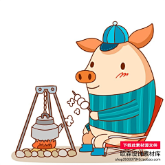 欧森设计素材库采集到猪年素材