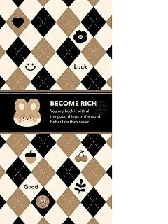 857手机壁纸｜ins风棋盘格黑白熊兔壁纸 - 小红书