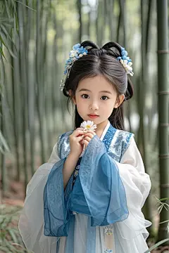 国潮风小女孩人物摄影