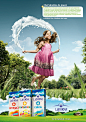 LaDorna Functional Milk - Print Campaign : Print ad campaign for a new range of functional milk from LaDorna.