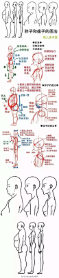 胖子和瘦子的画法