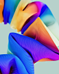 3D abstract CGI color colorful Digital Art  fabric light mood Render