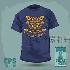 班服队服校服班徽T恤服装图案印花AI矢量设计素材ai219-淘宝网