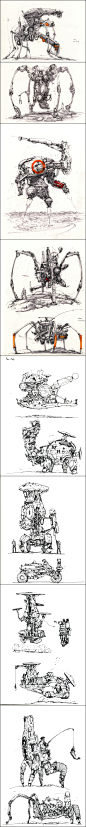Potato shape mech
kow yokoyama（横山宏） is another master model maker and concept designer that gives me so much inspirations.