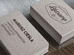 50款极简风格名片设计