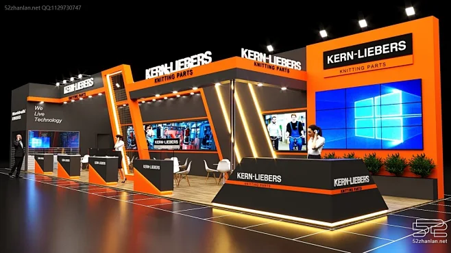 【Kern – Liebers 】展台设计分享 – 52展览设计-花瓣网