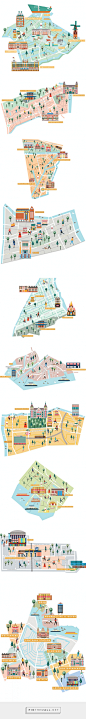 IAMSTERDAM Neighborhoods guide maps on Behance... - a grouped images picture : IAMSTERDAM Neighborhoods guide maps on Behance - created on 2015-06-19 21:57:04