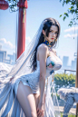 女帝的华丽转身：汉库克婚纱下的温...@画影流风的动态