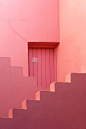 S e c r e t s : Returned few month after the first visit.This is a study of Ricardo Bofills famouse Muralla Roja, located in Calpe - Spain. It is said that the Muralla Roja is a result of the architects inspiration by the Mediterranean tradition of the ca