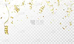 庆祝背景模板与意大利面和金丝带。豪华贺卡.