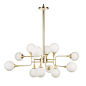 Cosmo N.1 Chandelier - Shop Brass Brothers & Co. online at Artemest