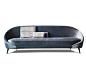 3 seater fabric sofa 650 NIDO | Fabric sofa by Vibieffe