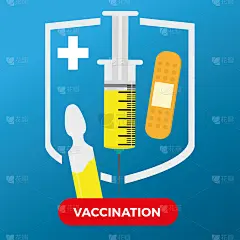 疫苗接种医疗海报