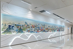 薛悠集采集到办公室 文化墙 室内环境视觉设计