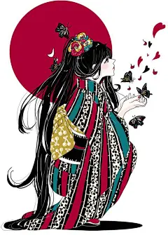 日式风情的浪漫，和服特辑美图手机壁纸！ : 和服，又称“吴服”、“着物”，是一种服饰形式，也是ACG次文化中的萌属性之一。现代所说的和服，通常较多指的是和服的其中一种“(日式)浴衣”，即最狭义概念上的和服。