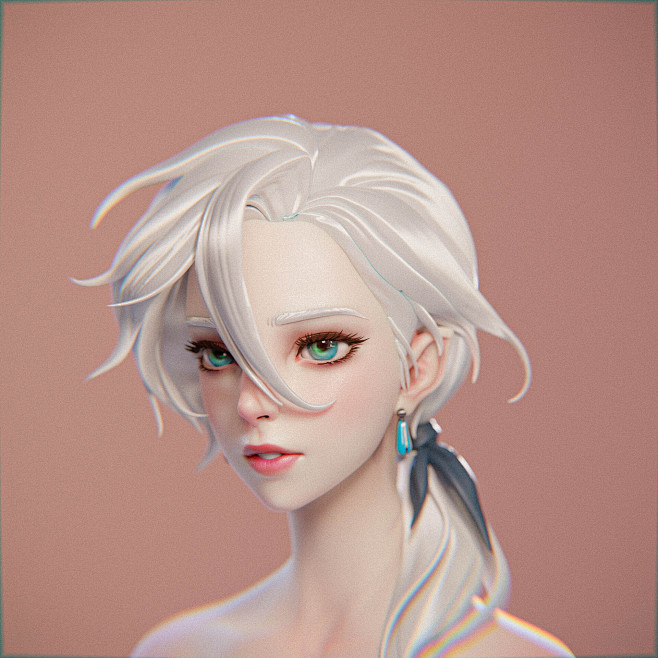 White Hair Girl