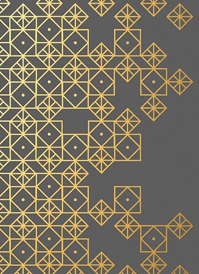 Geometric Gold Art P...