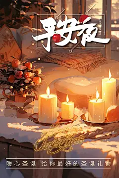 大气圣诞节节日活动宣传海报