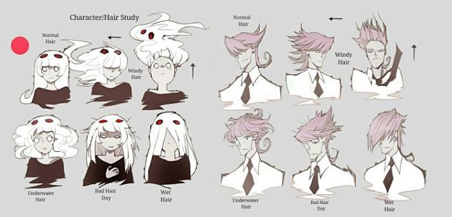 Weird Hair Study by ...