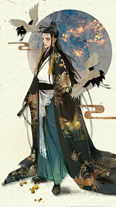 努幸采集到国风人物设计