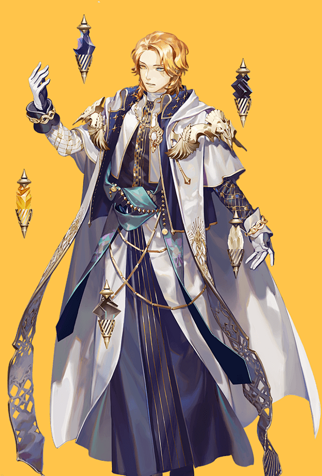 时之歌 角色原画 日韩角色原画_Q版-欧...