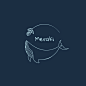 blue logo Logo Design logo-design Ocean Whale