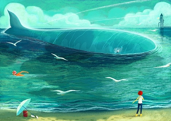 大海。鱼被送到了大海。没有任何一个水槽能...