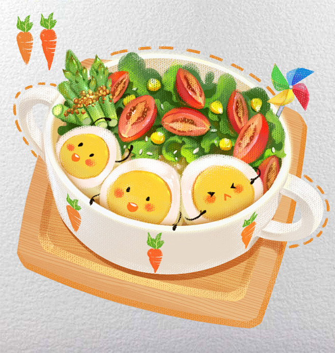 #美食#  #手绘# #小米可加#